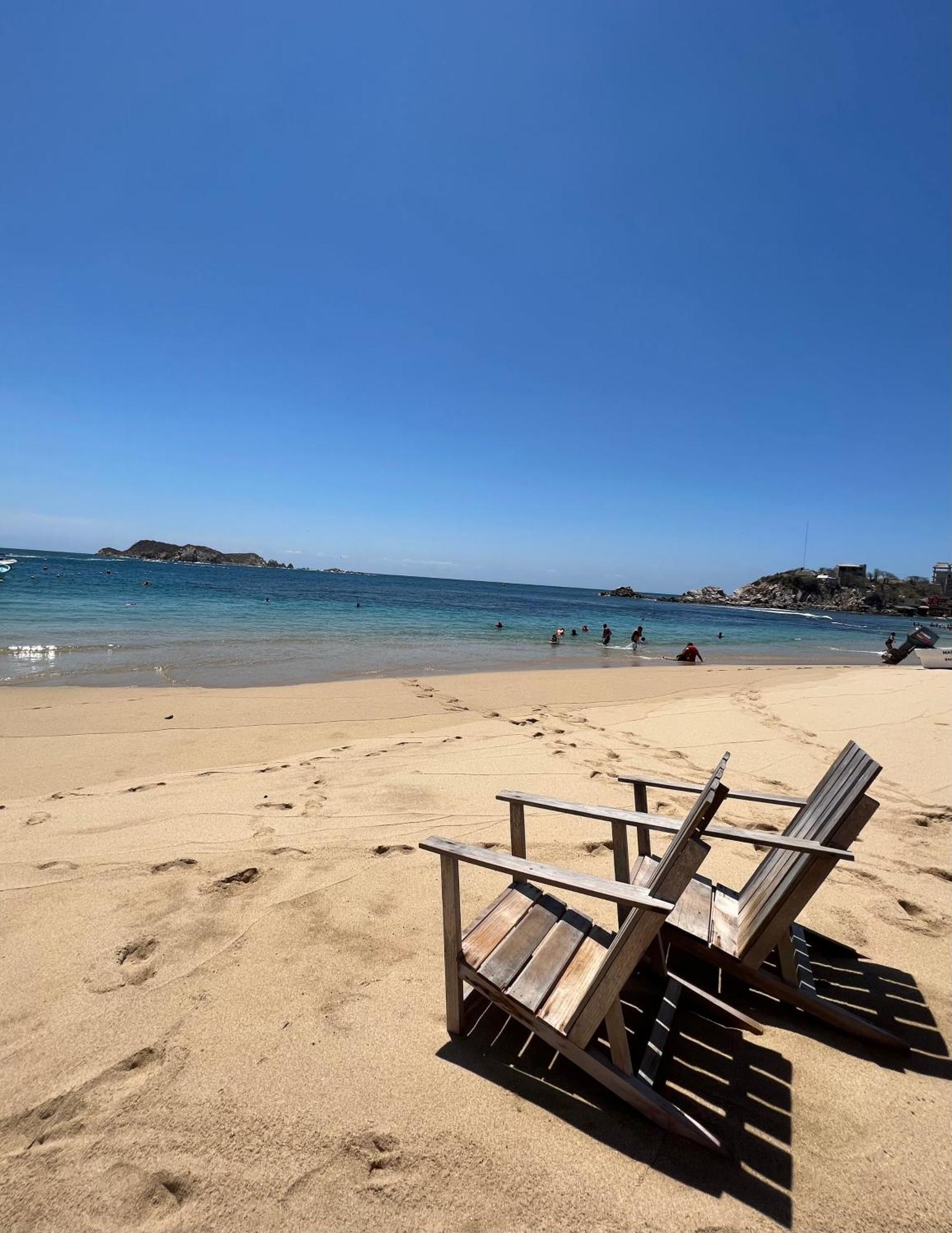 Agua Azul La Villa Santa Cruz Huatulco Exteriör bild