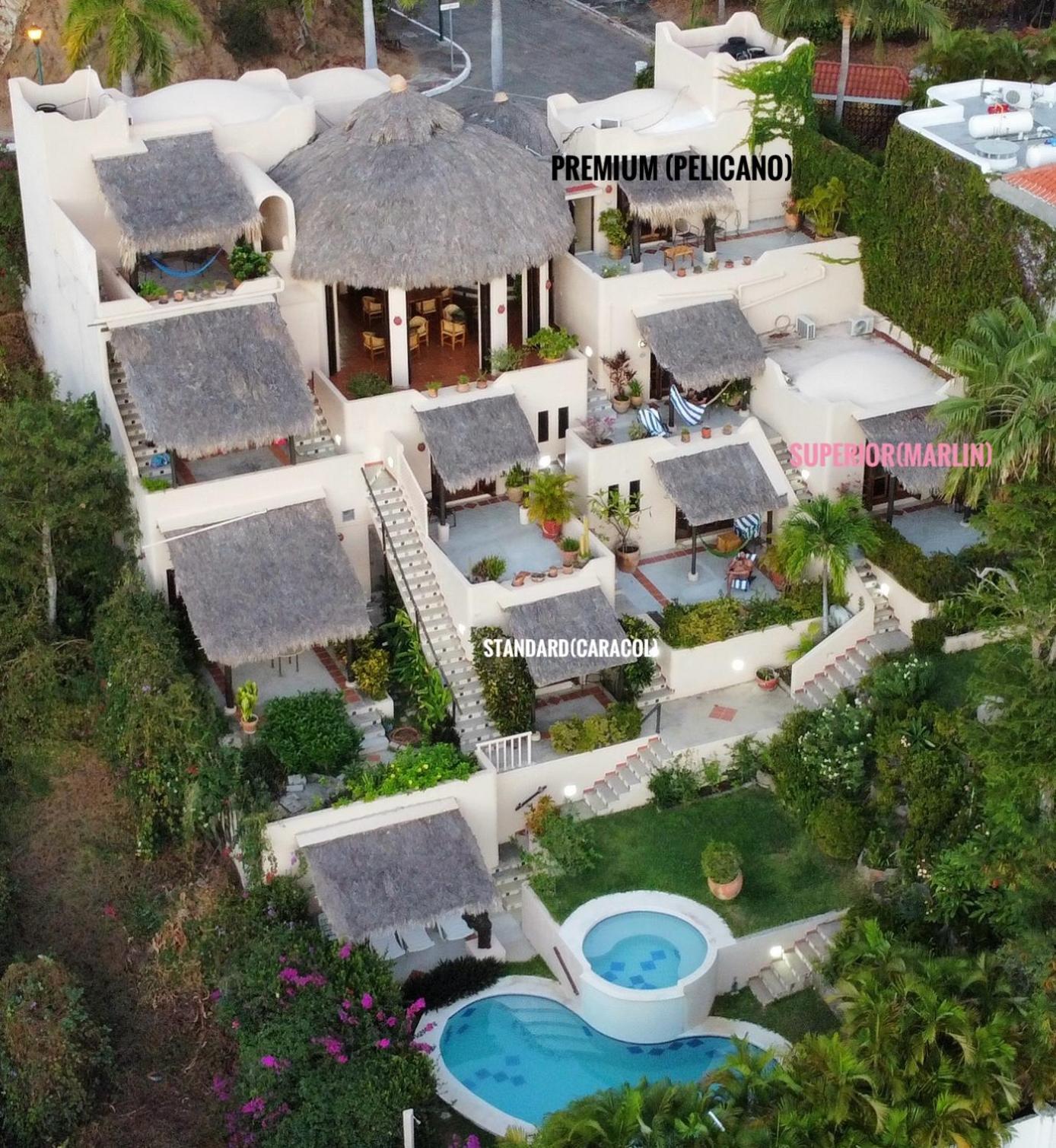 Agua Azul La Villa Santa Cruz Huatulco Exteriör bild